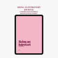 BEING AN INTROVERT JOURNAL
