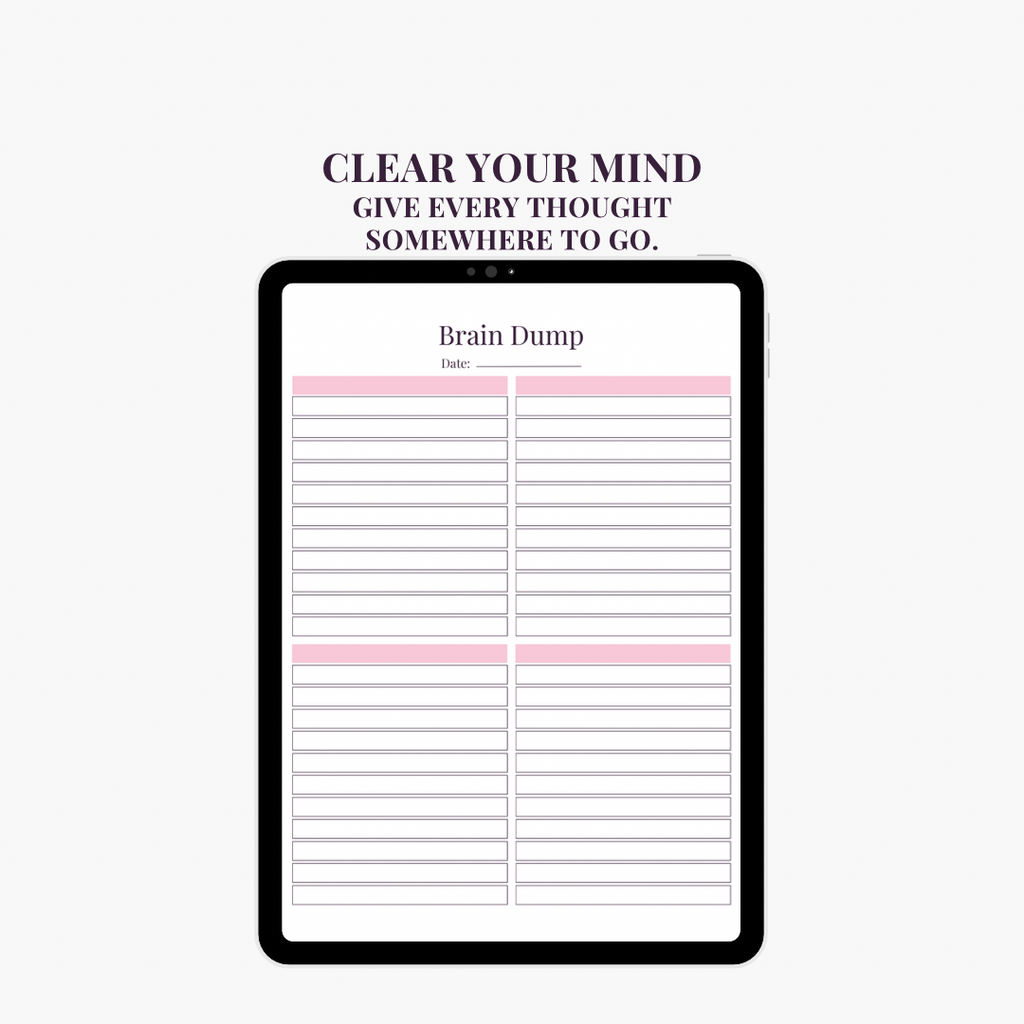 BRAIN DUMP PLANNER