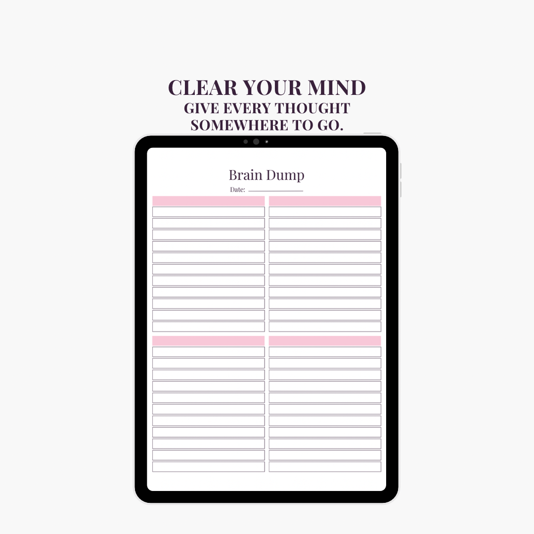 BRAIN DUMP PLANNER