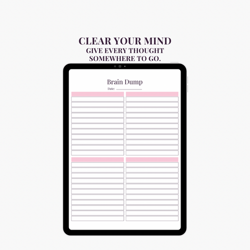 BRAIN DUMP PLANNER