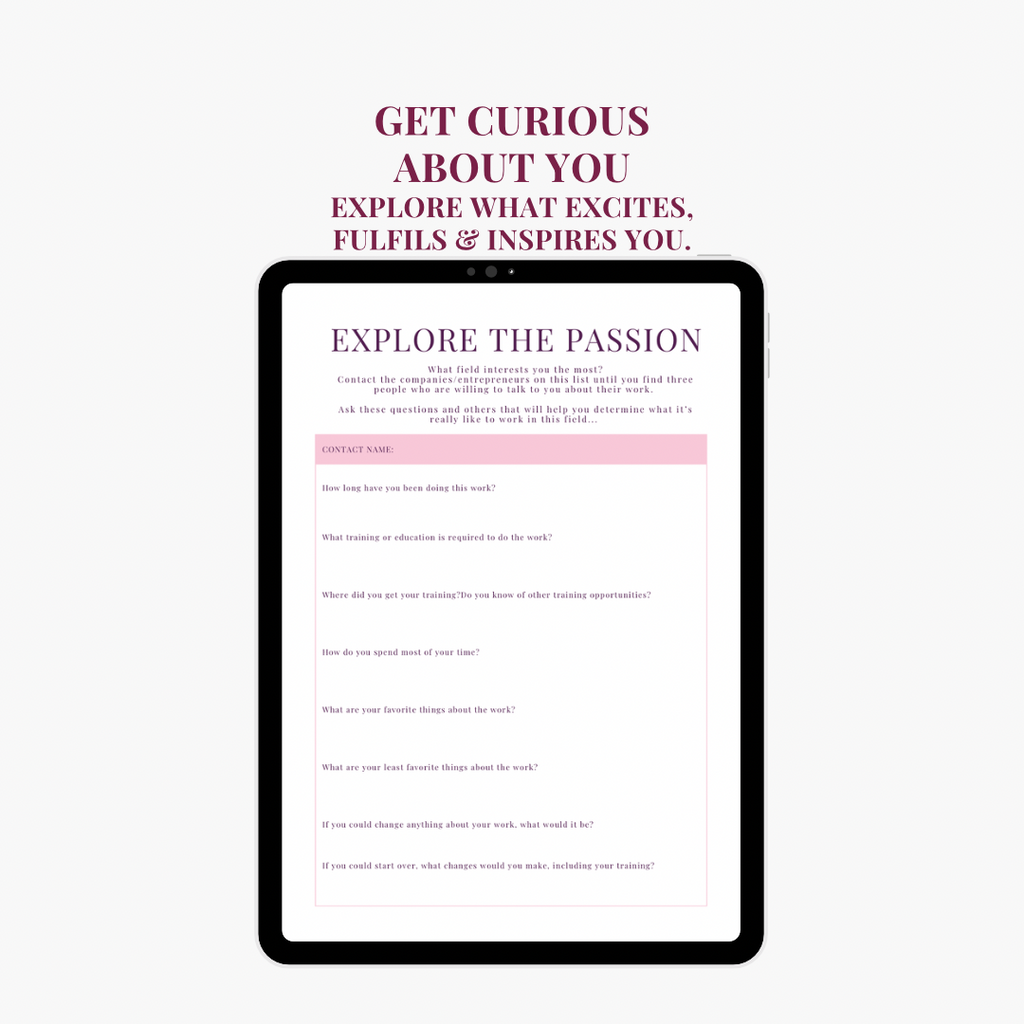 FIND YOUR PASSION JOURNAL