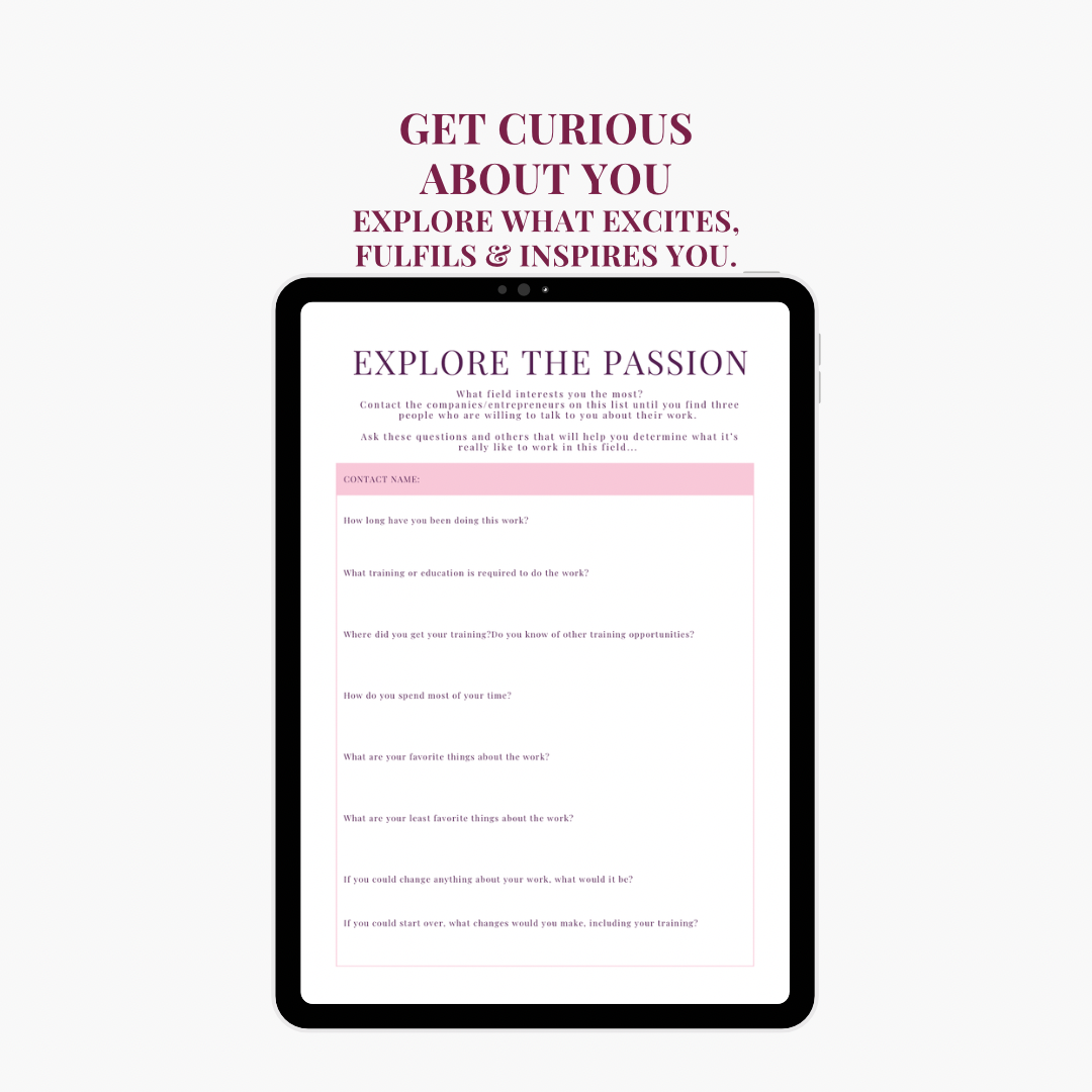 FIND YOUR PASSION JOURNAL