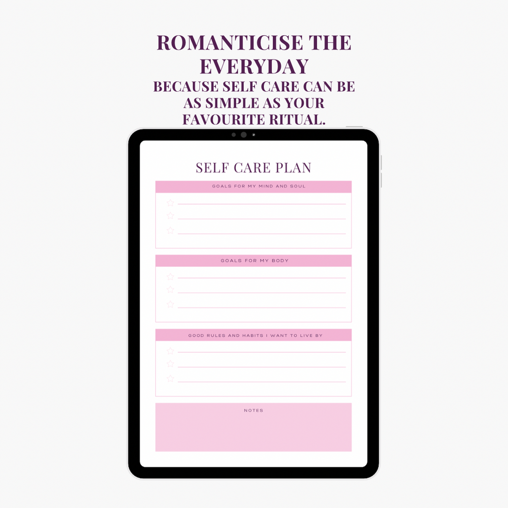 SELF CARE PLANNER