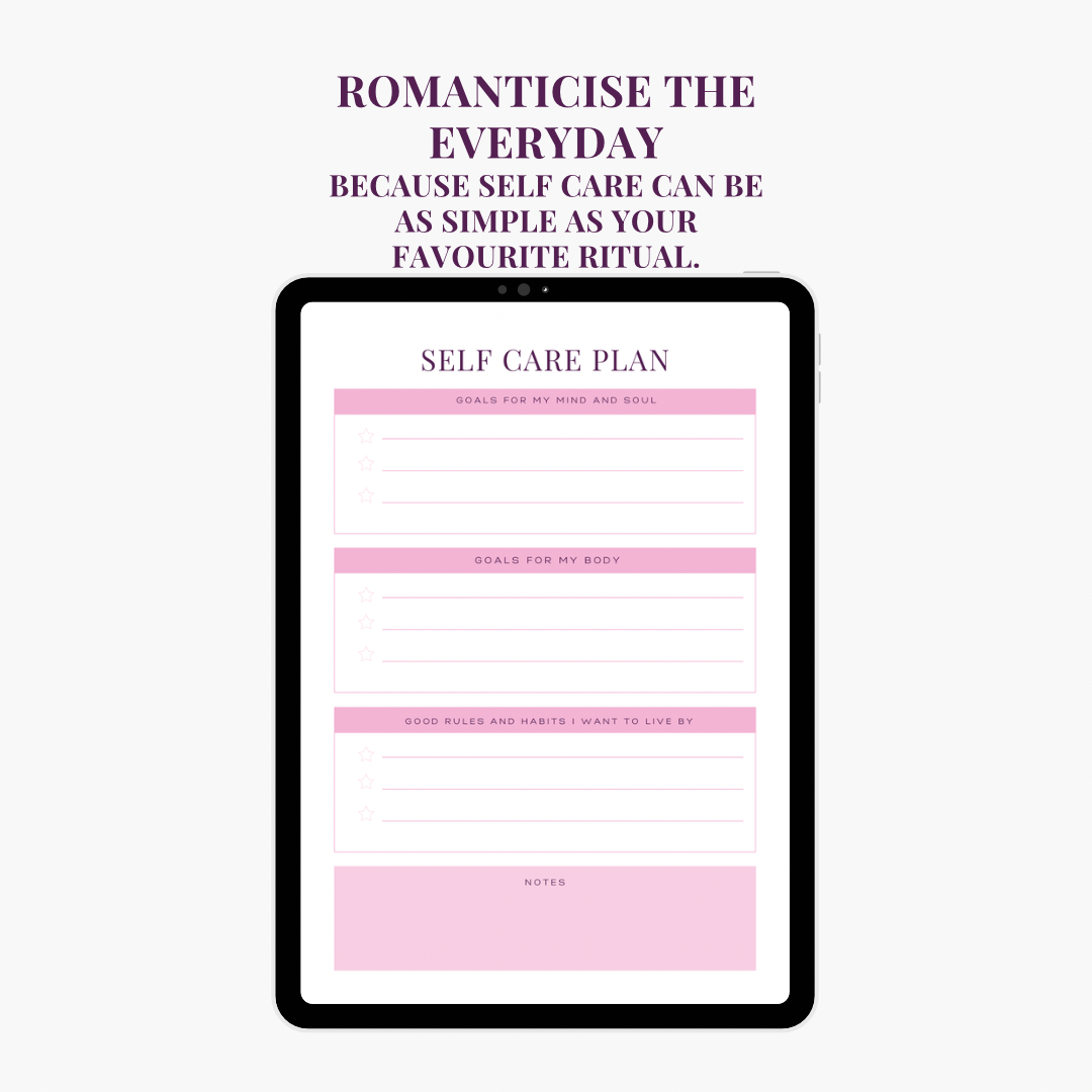 SELF CARE PLANNER