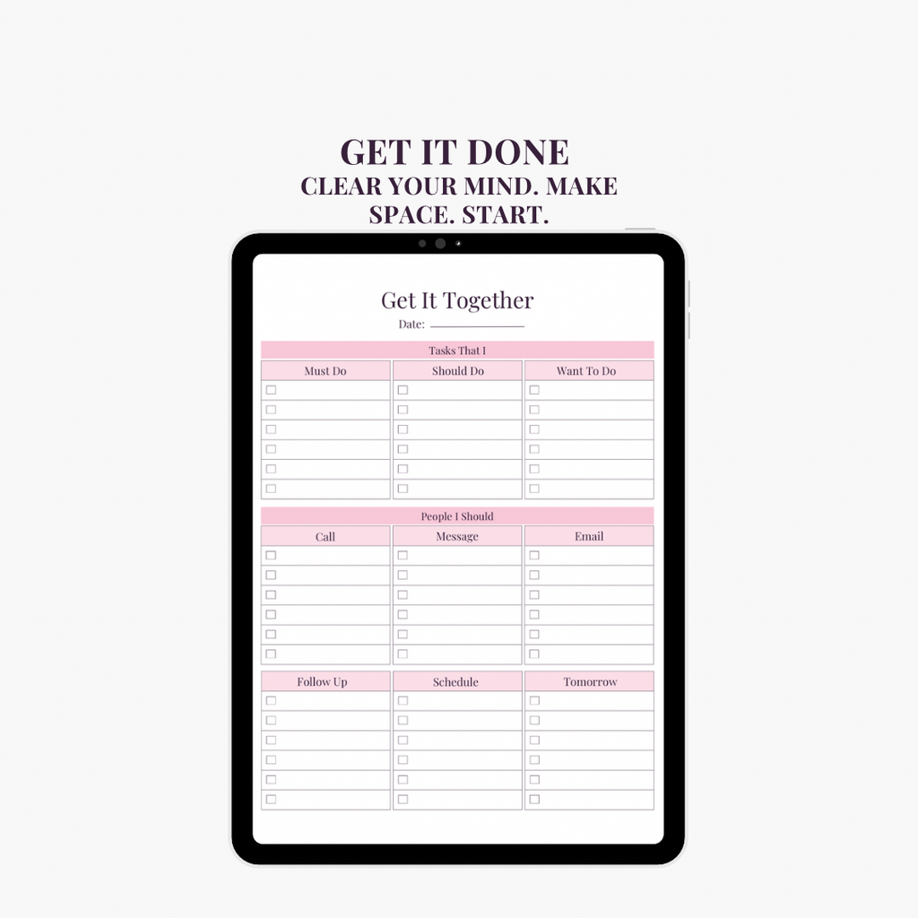 BRAIN DUMP PLANNER