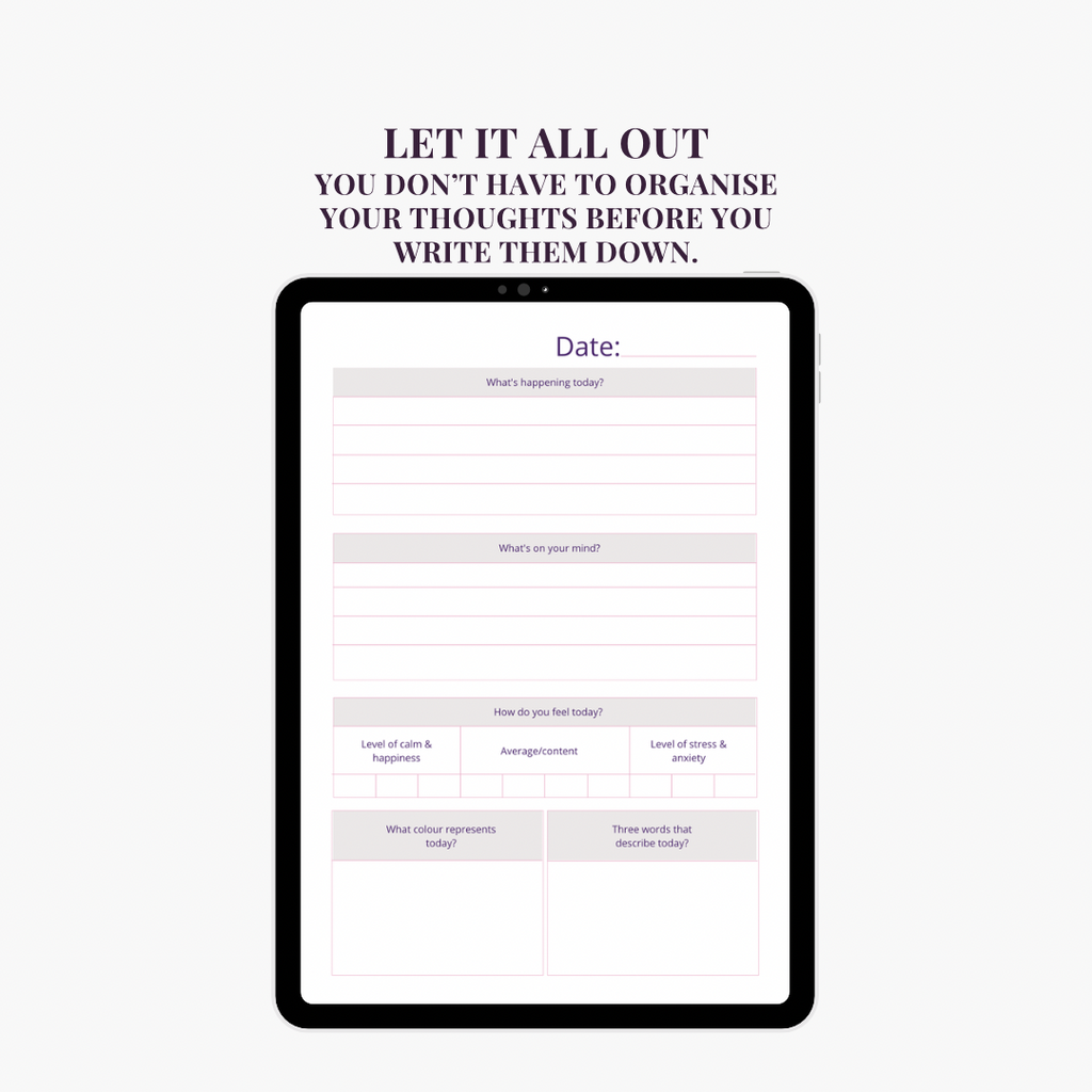 CALMING YOUR MIND JOURNAL