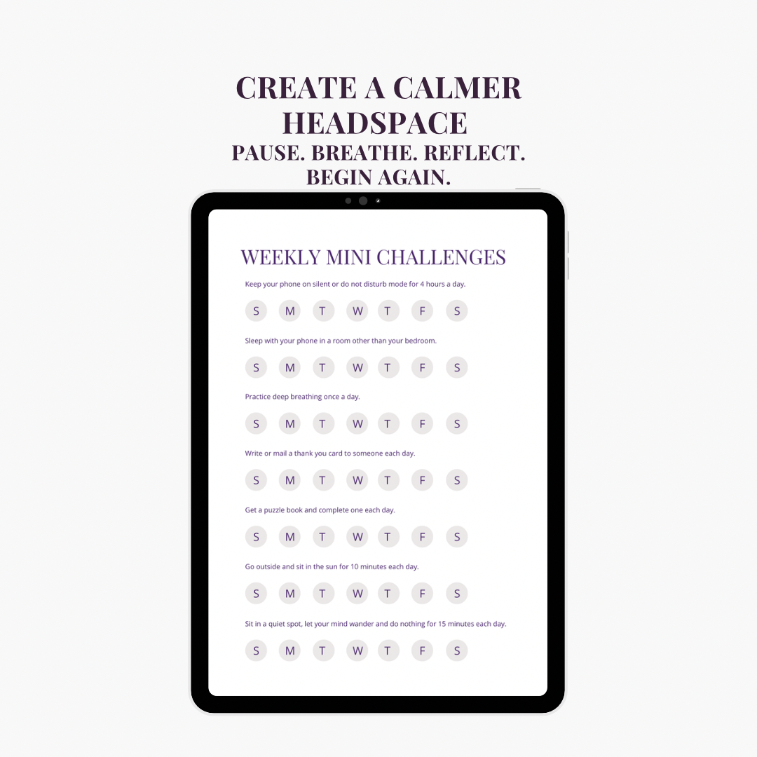 CALMING YOUR MIND JOURNAL